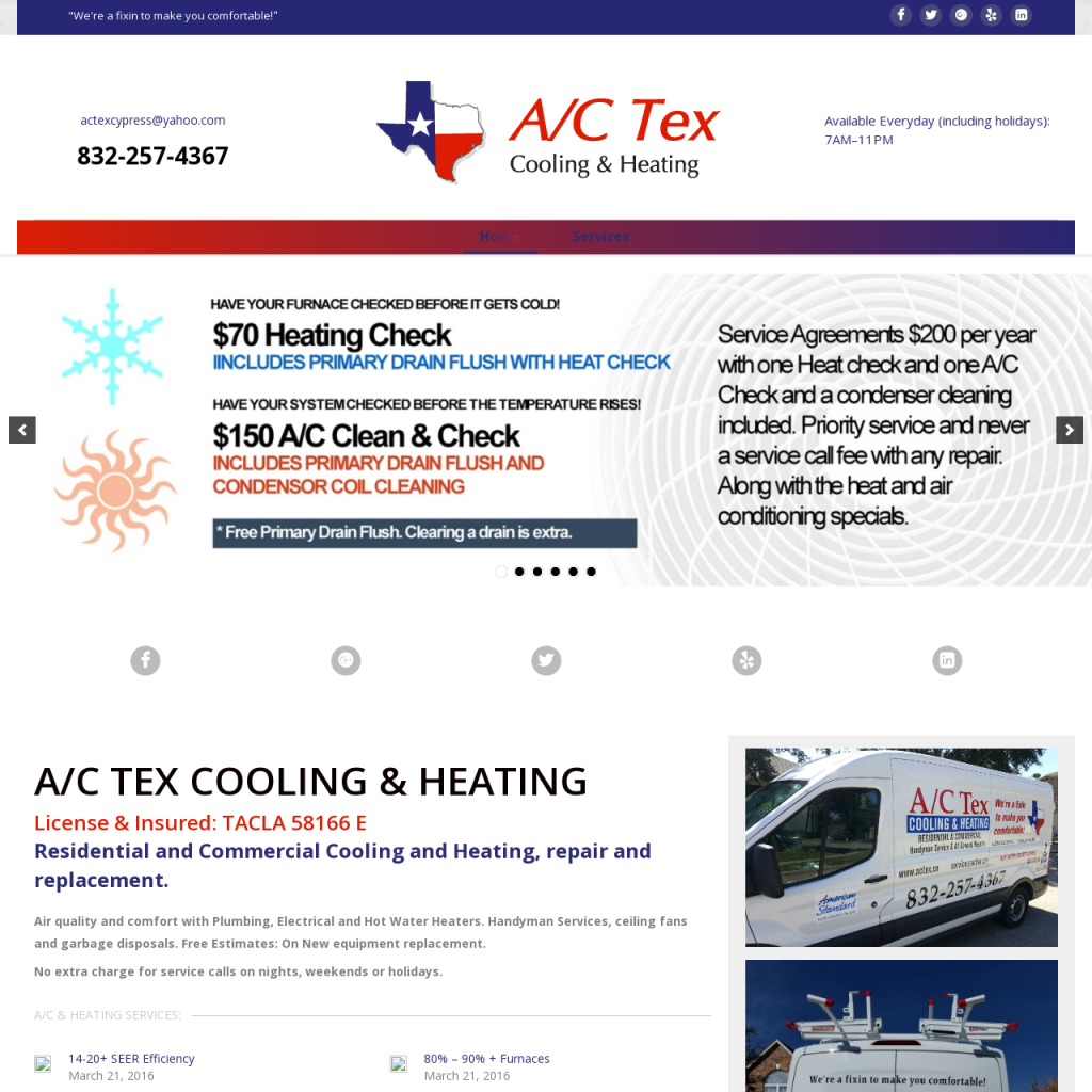 Cooling and Heating Services