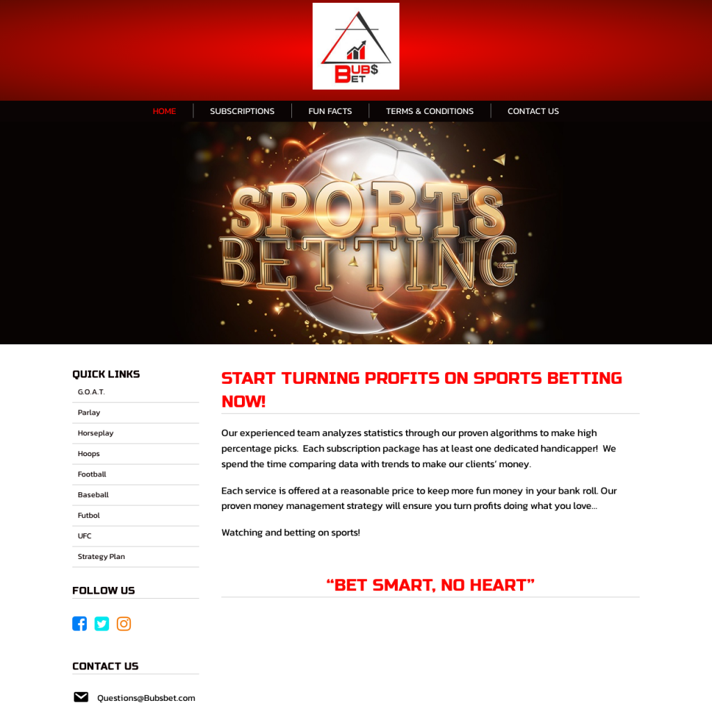 Bubsbet Sports Betting