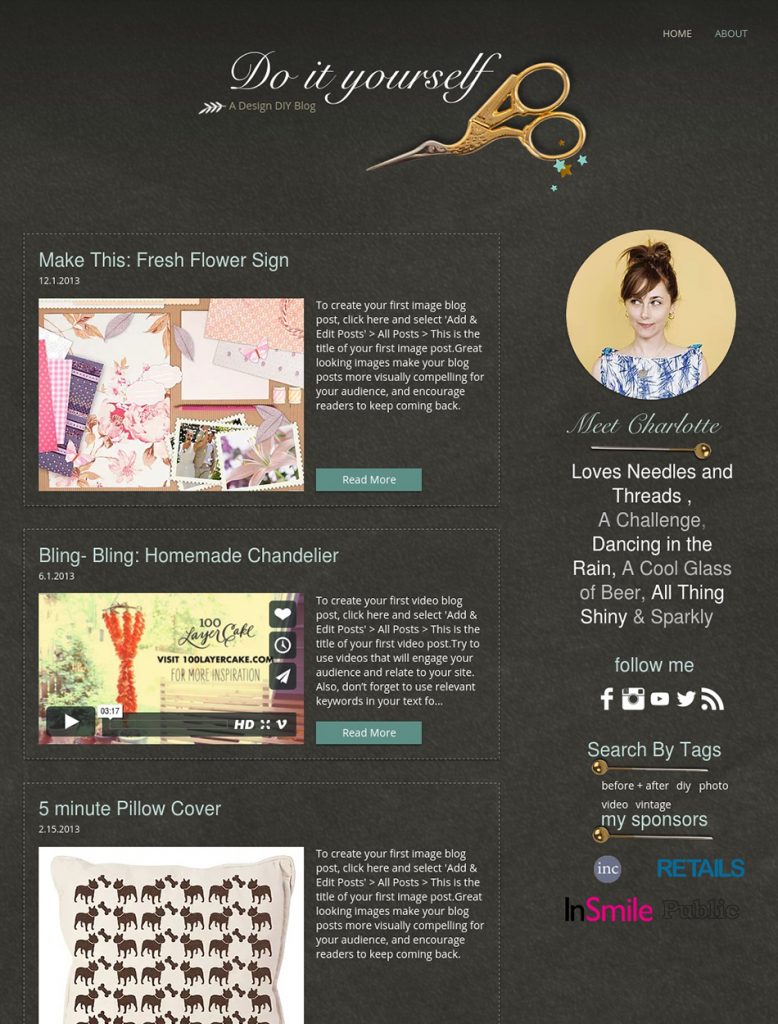 Blog Website Design