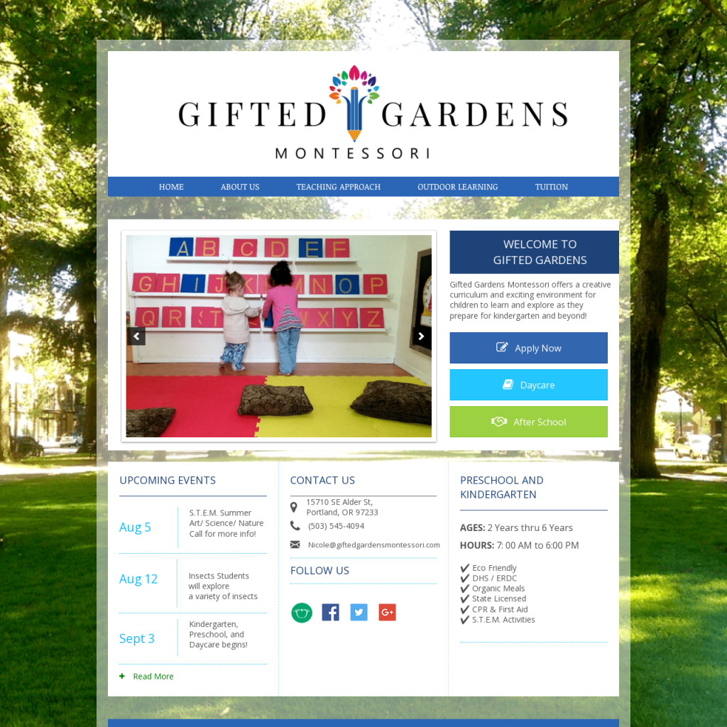 Gifted Garden Montessori