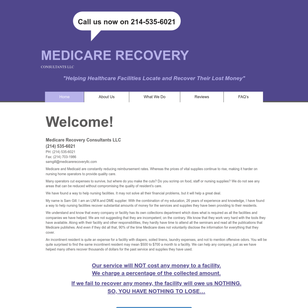Medicare Recovery Consultancy