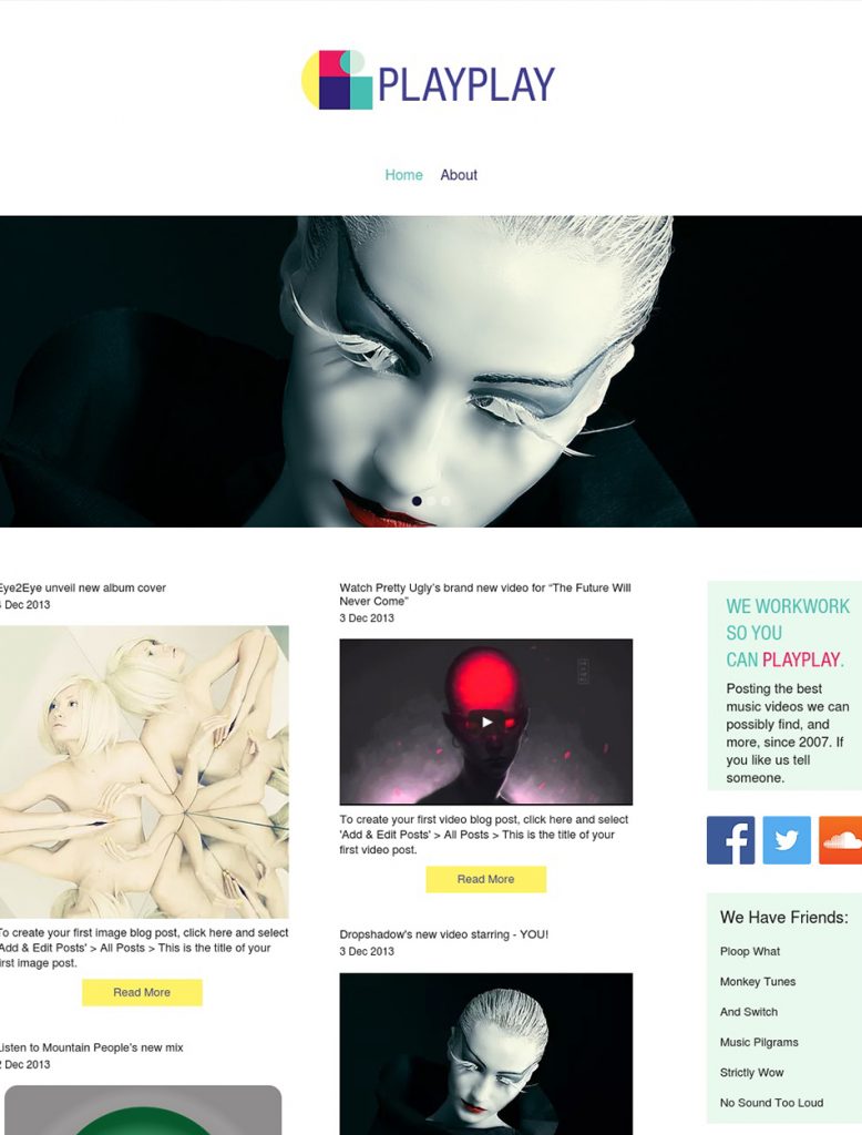 Blog Website Design