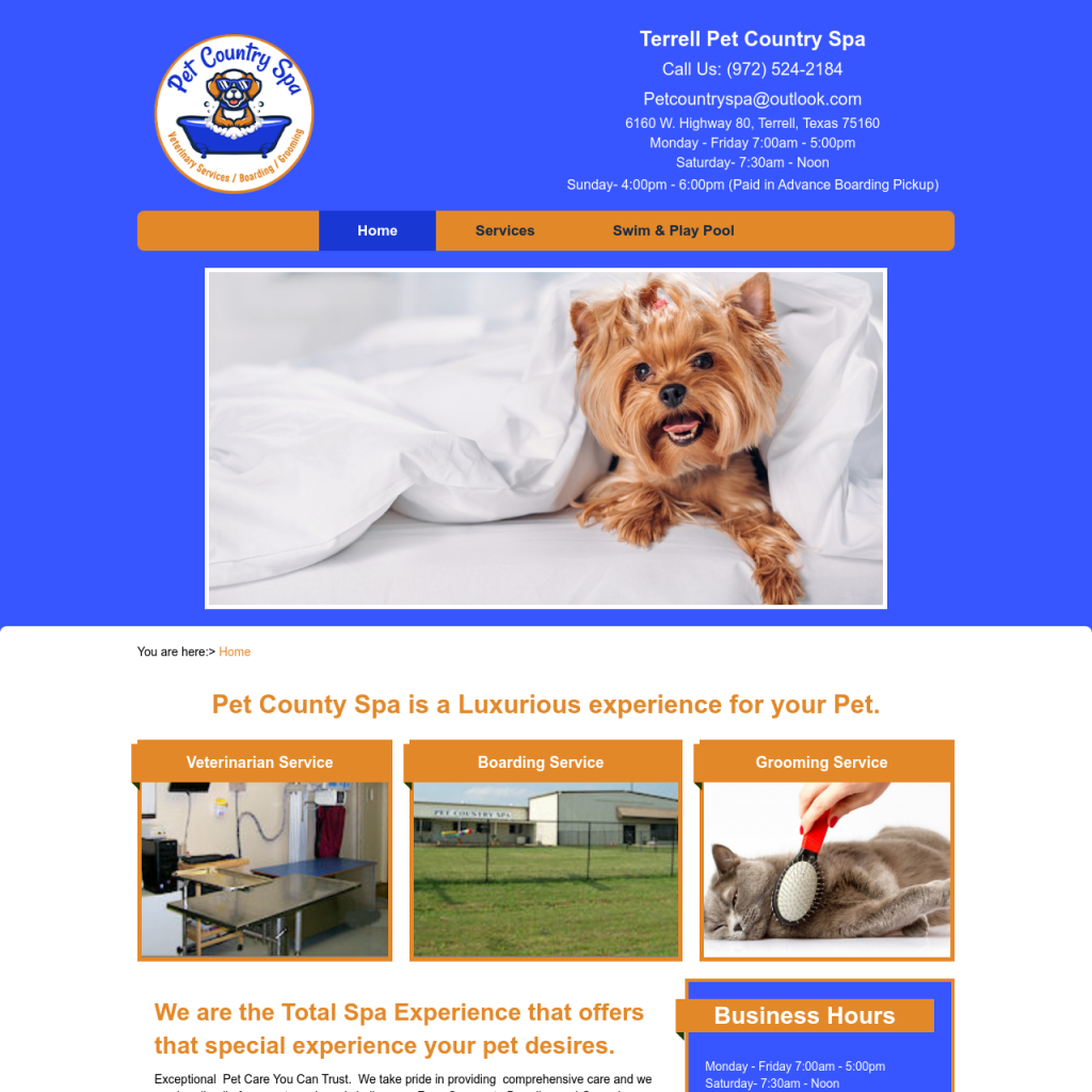 Terrell Pet Country Spa