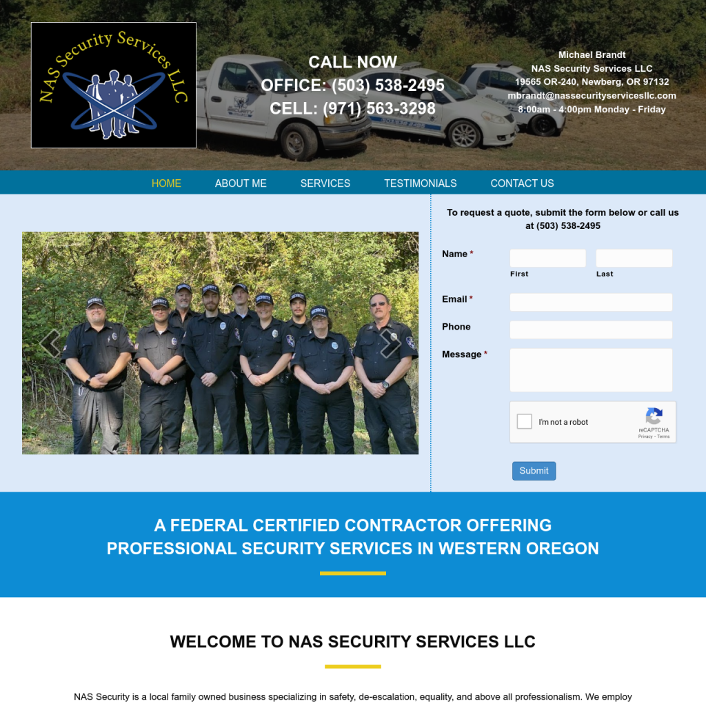 NAS Security Services