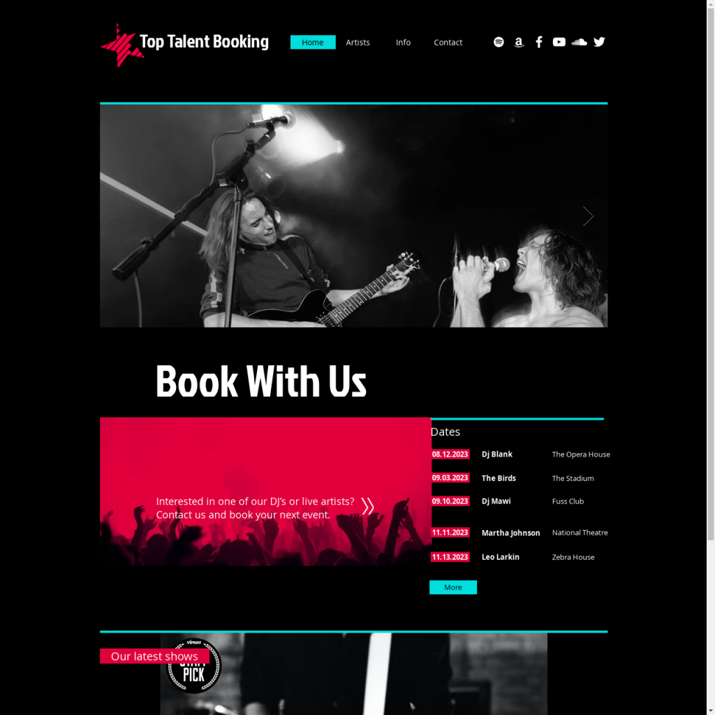 Music Booking Agency